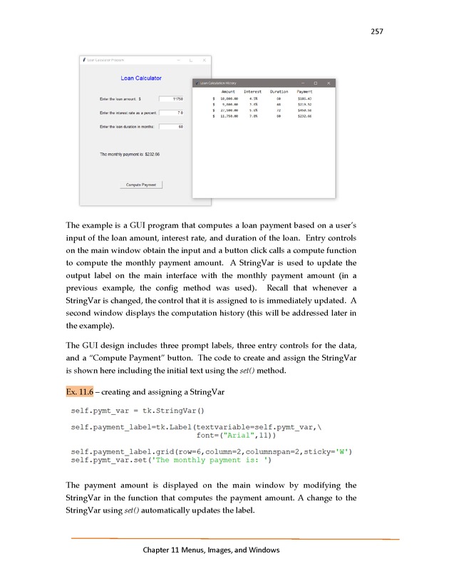 Introduction to Python Programming: Starting Out with IDLE - Menus, Images, and Windows 7